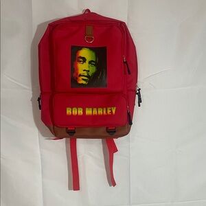Bob Marley Red Backpack